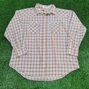 Vintage Big-Mac Pearl Button Shirt 2XL 27x31 Western Plaid